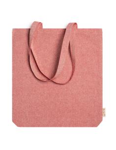 Bolsa de tela Telde algodón reciclado 140g/m2 con fuelle colores asas largas PERSONALIZABLE 2
