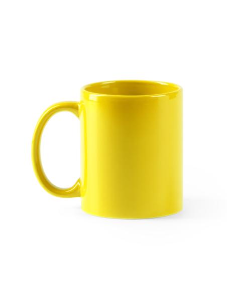 Taza cerámica Sauzal clásica colores 370ml PERSONALIZABLE