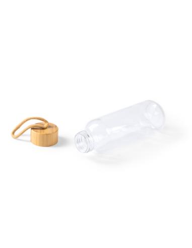 Botella de cristal Arona con tapa de bambú sin BPA 450ml PERSONALIZABLE