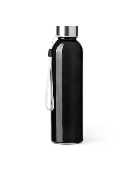 Botella de cristal Vallehermoso con tapa de acero inoxidable sin BPA colores 500ml PERSONALIZABLE