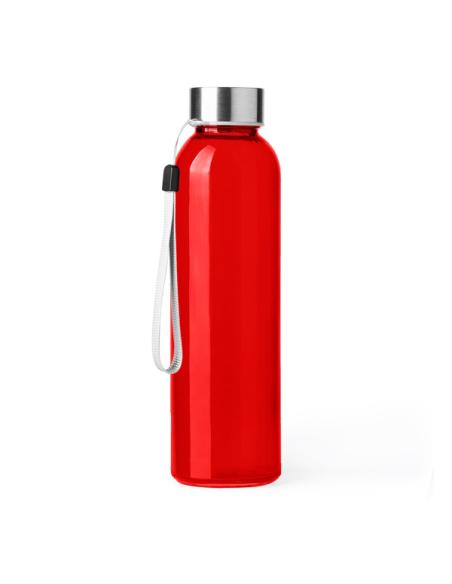 Botella de cristal Vallehermoso con tapa de acero inoxidable sin BPA colores 500ml PERSONALIZABLE