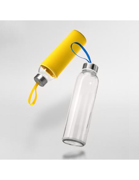 Botella de cristal Tirajana con funda de neopreno sin BPA 500ml PERSONALIZABLE