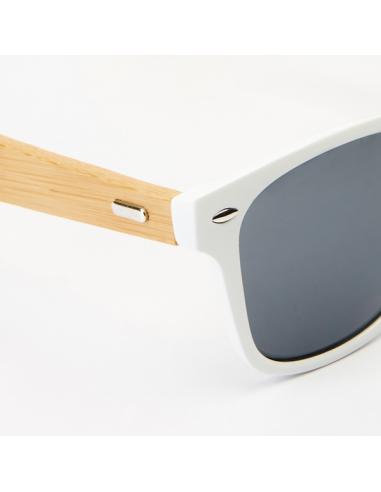 Gafas de sol con patillas de bambú Mazo montura brillante PERSONALIZABLE