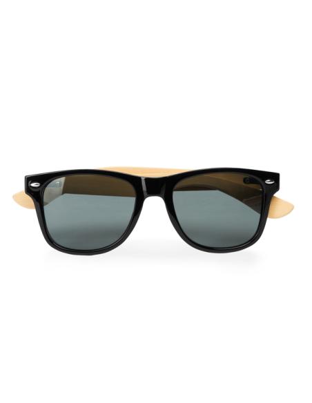 Gafas de sol con patillas de bambú Mazo montura brillante PERSONALIZABLE