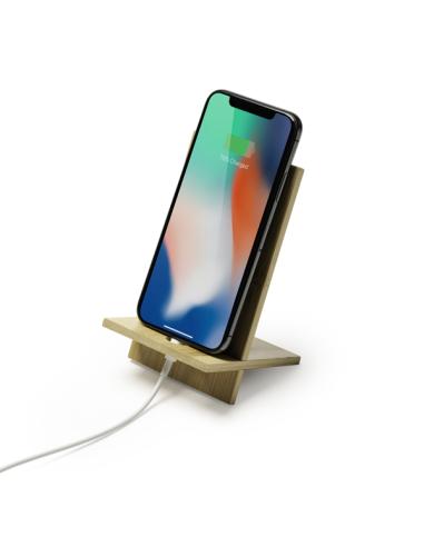 Soporte para teléfono móvil de bambú Haría PERSONALIZABLE
