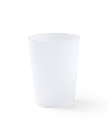 Vaso de PP reutilizable Candelaria con acabado translúcido 500ml PERSONALIZABLE