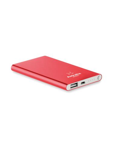 Powerbank 4000mAh carcasa de aluminio Calvia PERSONALIZABLE