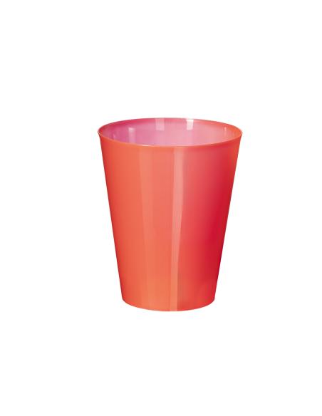 Vaso de PP reutilizable Burnie con acabado en colores translúcidos flexible 500ml PERSONALIZABLE