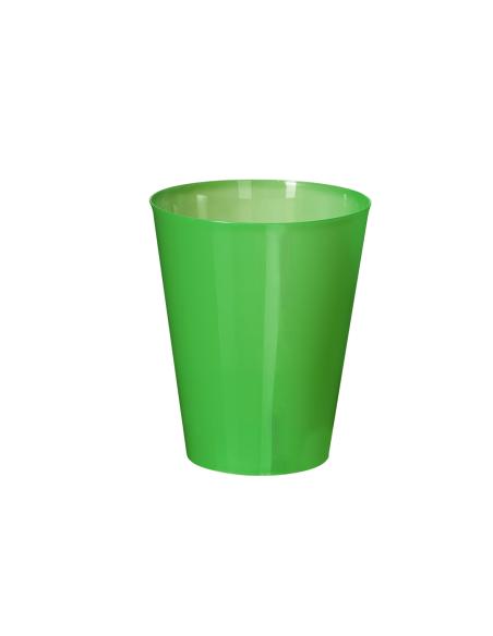 Vaso de PP reutilizable Burnie con acabado en colores translúcidos flexible 500ml PERSONALIZABLE