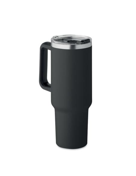 Vaso térmico de acero inoxidable reciclado Bristol doble capa especial coche 1200ml PERSONALIZABLE