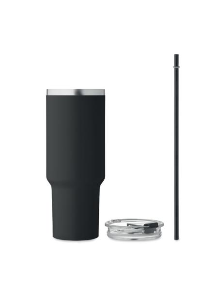 Vaso térmico de acero inoxidable reciclado Bristol doble capa especial coche 1200ml PERSONALIZABLE