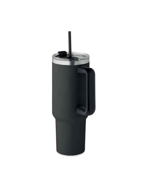 Vaso térmico de acero inoxidable reciclado Bristol doble capa especial coche 1200ml PERSONALIZABLE