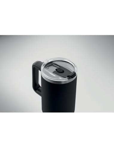Vaso térmico de acero inoxidable reciclado Bristol doble capa especial coche 1200ml PERSONALIZABLE