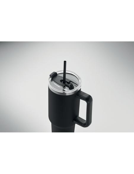 Vaso térmico de acero inoxidable reciclado Bristol doble capa especial coche 1200ml PERSONALIZABLE