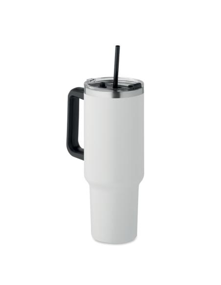 Vaso térmico de acero inoxidable reciclado Bristol doble capa especial coche 1200ml PERSONALIZABLE
