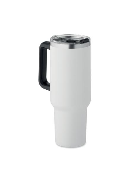 Vaso térmico de acero inoxidable reciclado Bristol doble capa especial coche 1200ml PERSONALIZABLE