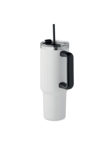 Vaso térmico de acero inoxidable reciclado Bristol doble capa especial coche 1200ml PERSONALIZABLE