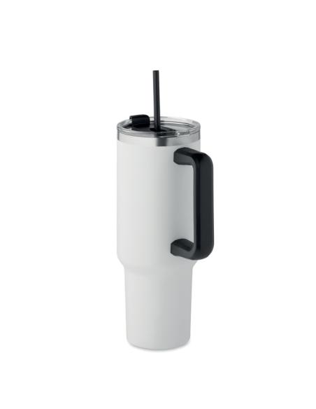Vaso térmico de acero inoxidable reciclado Bristol doble capa especial coche 1200ml PERSONALIZABLE