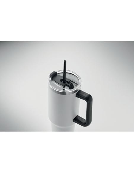 Vaso térmico de acero inoxidable reciclado Bristol doble capa especial coche 1200ml PERSONALIZABLE