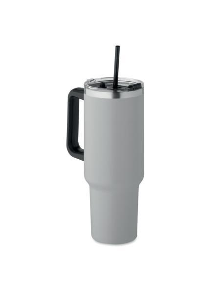Vaso térmico de acero inoxidable reciclado Bristol doble capa especial coche 1200ml PERSONALIZABLE