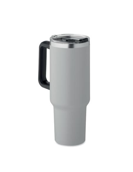 Vaso térmico de acero inoxidable reciclado Bristol doble capa especial coche 1200ml PERSONALIZABLE