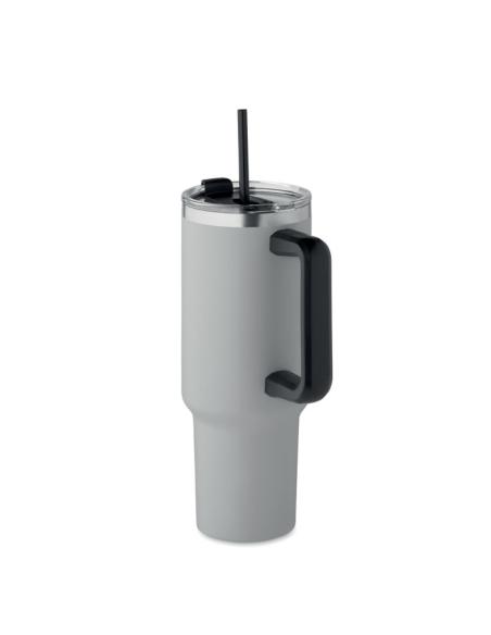 Vaso térmico de acero inoxidable reciclado Bristol doble capa especial coche 1200ml PERSONALIZABLE