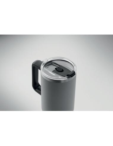 Vaso térmico de acero inoxidable reciclado Bristol doble capa especial coche 1200ml PERSONALIZABLE
