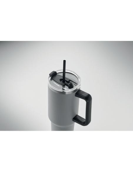Vaso térmico de acero inoxidable reciclado Bristol doble capa especial coche 1200ml PERSONALIZABLE