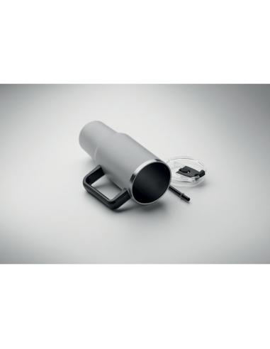 Vaso térmico de acero inoxidable reciclado Bristol doble capa especial coche 1200ml PERSONALIZABLE