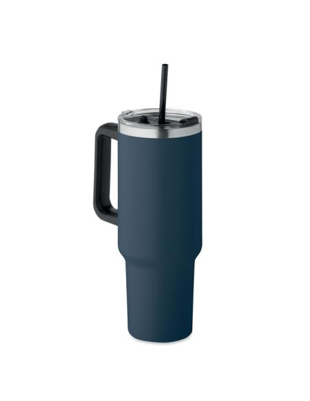 Vaso térmico de acero inoxidable reciclado Bristol doble capa especial coche 1200ml PERSONALIZABLE