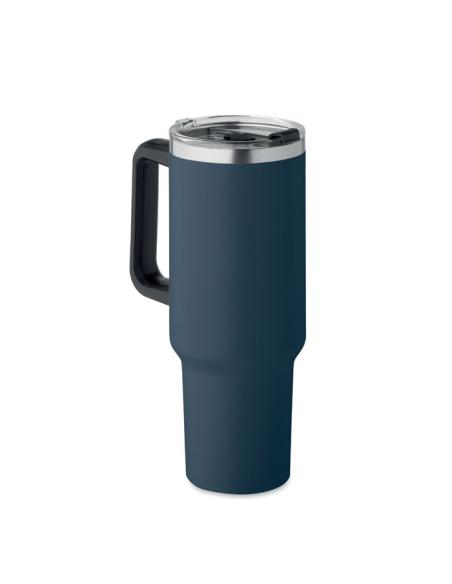 Vaso térmico de acero inoxidable reciclado Bristol doble capa especial coche 1200ml PERSONALIZABLE