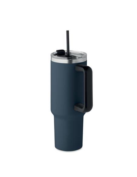 Vaso térmico de acero inoxidable reciclado Bristol doble capa especial coche 1200ml PERSONALIZABLE