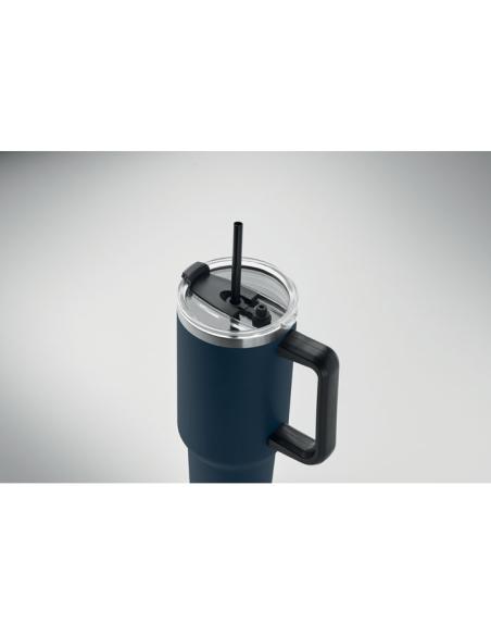 Vaso térmico de acero inoxidable reciclado Bristol doble capa especial coche 1200ml PERSONALIZABLE