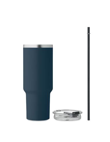 Vaso térmico de acero inoxidable reciclado Bristol doble capa especial coche 1200ml PERSONALIZABLE