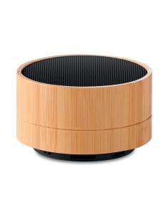 Altavoz inalámbrico bambú 2
