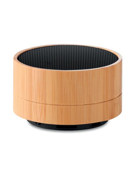 Altavoz inalámbrico bambú