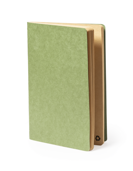 Libreta A5 Vodice con tapas de cartón reciclado PERSONALIZABLE