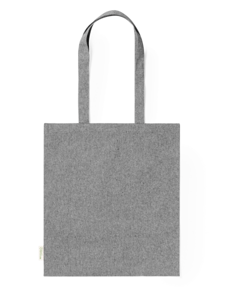 Bolsa de tela Zaragoza algodón reciclado 140g/m2 asas largas colores PERSONALIZABLE