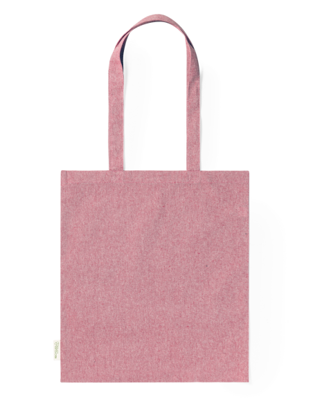 Bolsa de tela Zaragoza algodón reciclado 140g/m2 asas largas colores PERSONALIZABLE