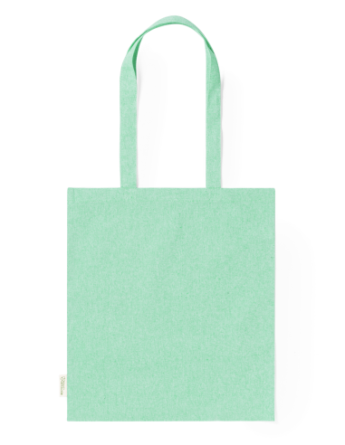 Bolsa de tela Zaragoza algodón reciclado 140g/m2 asas largas colores PERSONALIZABLE