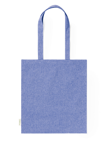 Bolsa de tela Zaragoza algodón reciclado 140g/m2 asas largas colores PERSONALIZABLE