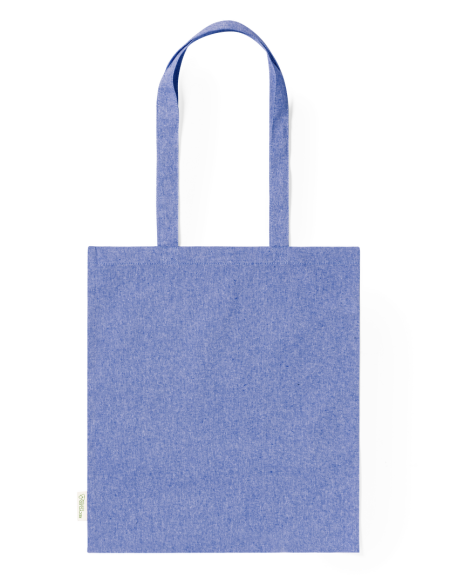 Bolsa de tela Zaragoza algodón reciclado 140g/m2 asas largas colores PERSONALIZABLE