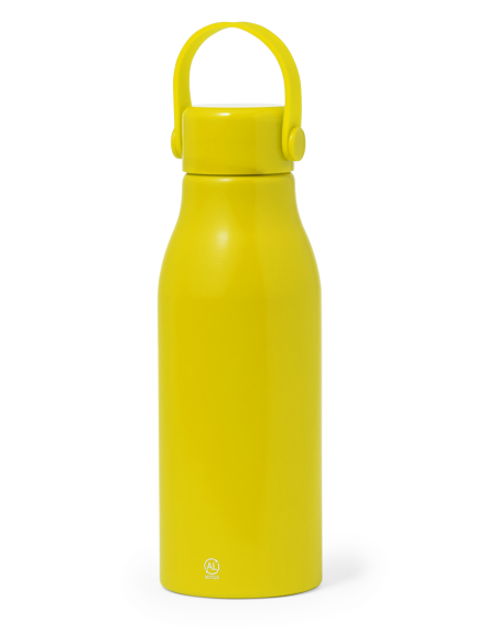 Botella agua de aluminio reciclado Ávila con asa transporte sin BPA 700ml PERSONALIZABLE