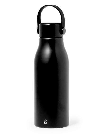 Botella agua de aluminio reciclado Ávila con asa transporte sin BPA 700ml PERSONALIZABLE