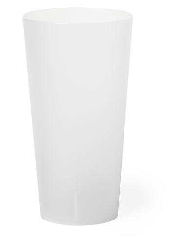 Vaso de PP Ilok reutilizable con acabado translúcido 400ml PERSONALIZABLE