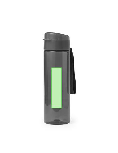 Botella agua reutilizable tritán Pamplona sin BPA con tapa y boquilla 600ml PERSONALIZABLE