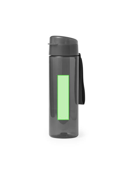 Botella agua reutilizable tritán Pamplona sin BPA con tapa y boquilla 600ml PERSONALIZABLE