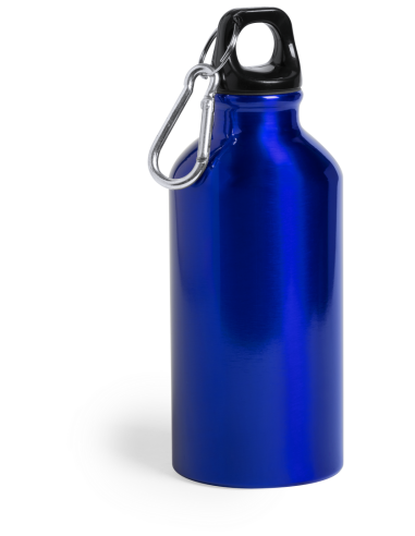 Botella agua de aluminio Mittagong con mosquetón sin BPA 400ml PERSONALIZABLE