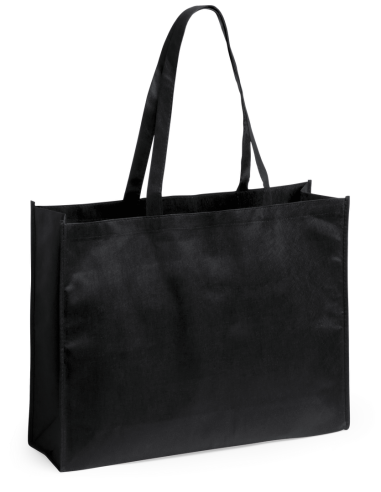 Bolsa de non-woven Watford 80g/m2 asas largas y fuelle varios colores PERSONALIZABLE