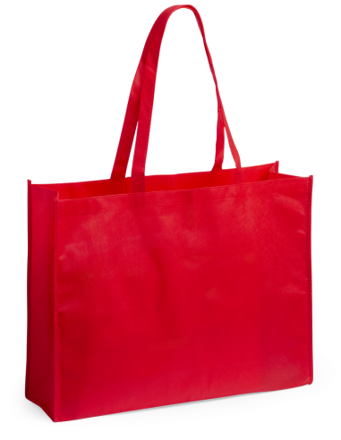 Bolsa de non-woven Watford 80g/m2 asas largas y fuelle varios colores PERSONALIZABLE